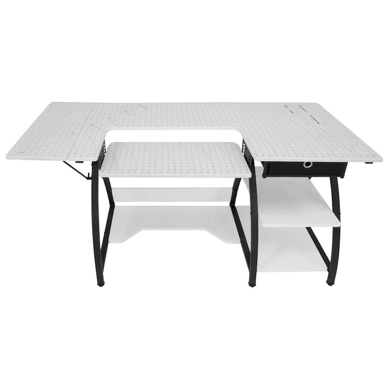 Scrivania da cucito Comet Plus con o senza griglie superiori per il taglio