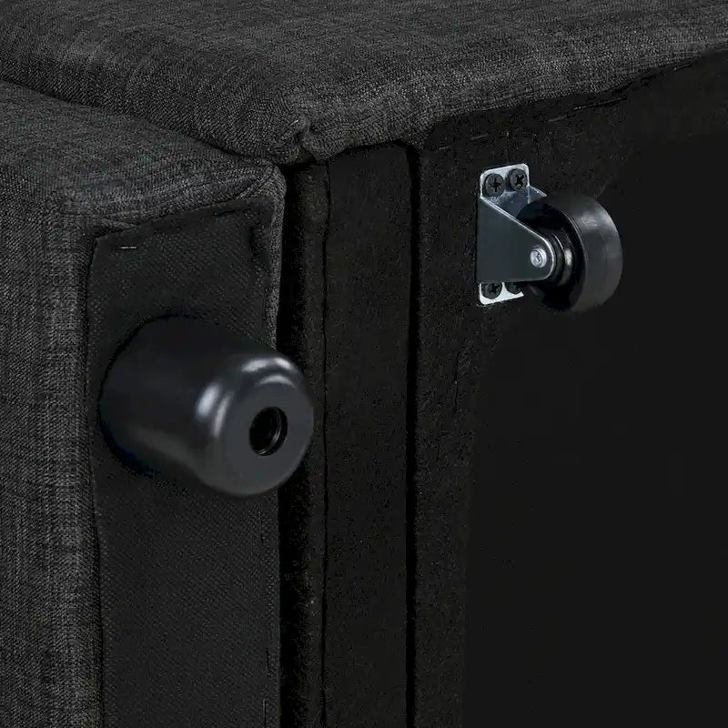 Divano letto reclinabile moderno, con divano a due posti, imbottito e trasformabile, lungo 76,5 cm