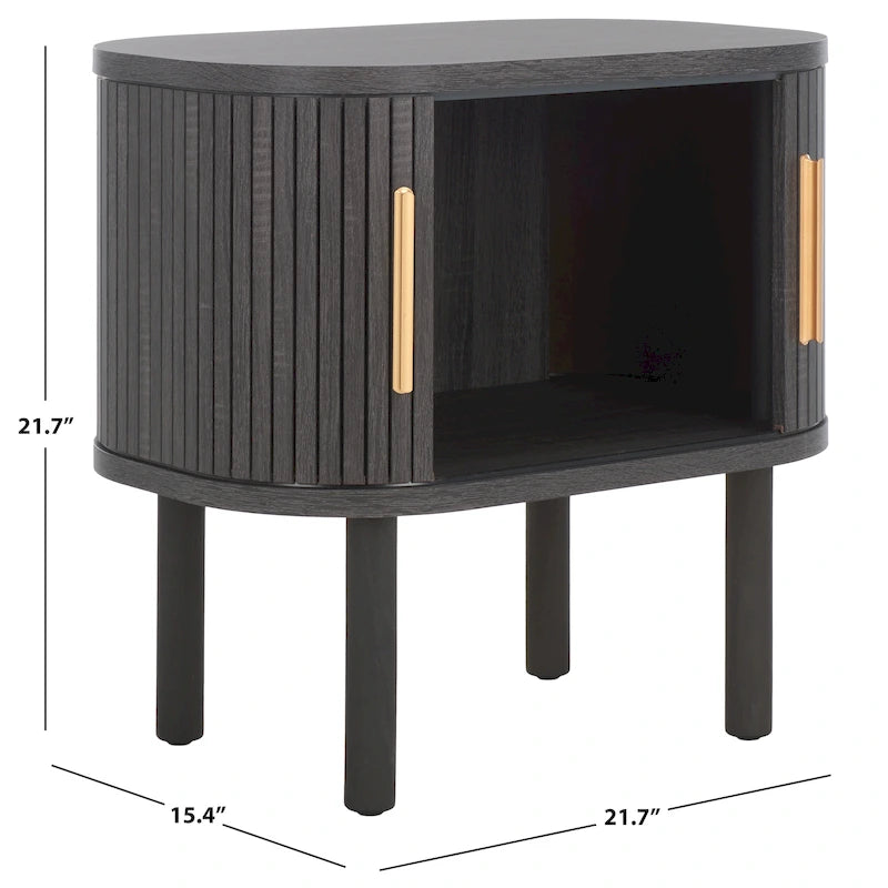 Comodino con 2 ante a battente Tealla di SAFAVIEH Home